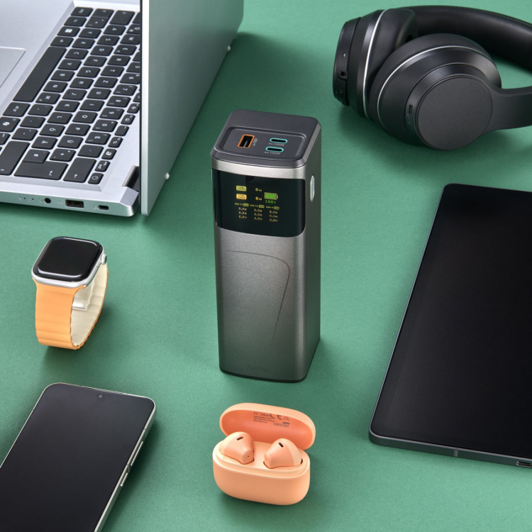 Hama Powerbank 24000mah 2xUSB-C 1xUSB-A 150W Hurtig Opladning