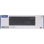 Hama Tastatur WK-200 Trådløst Sort