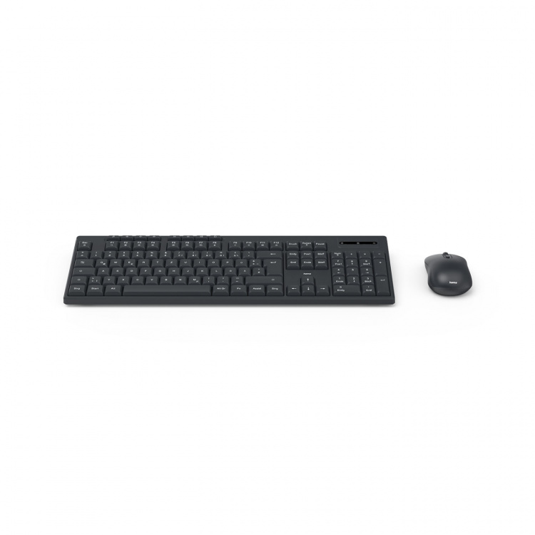 Hama Sæt Tastatur/Mus WKM-200 Trådløst Sort