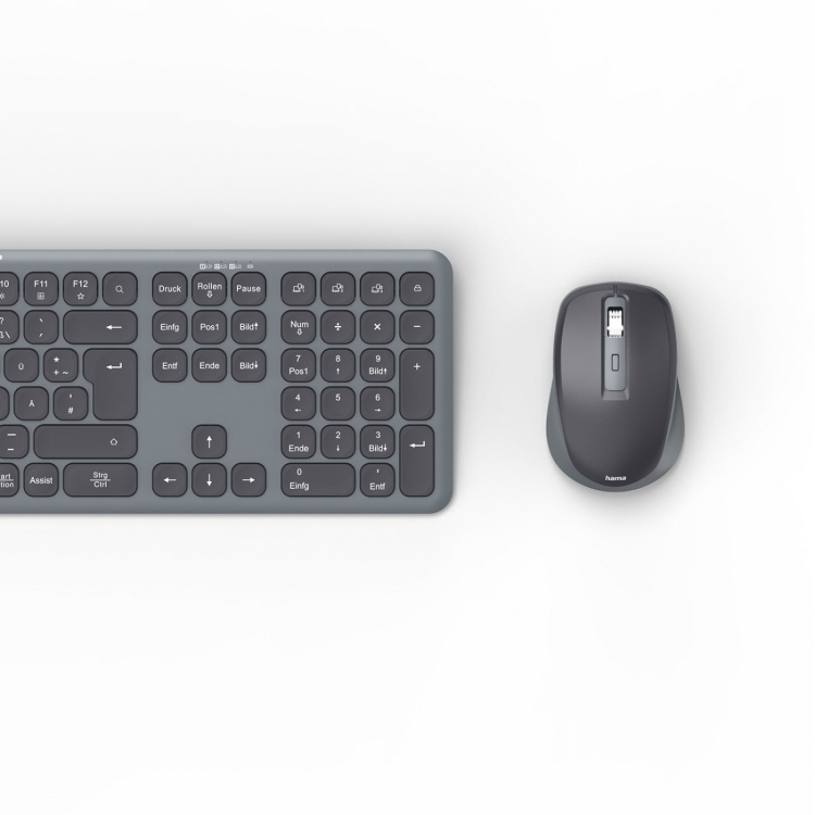Hama Sæt Tastatur/Mus WKM-550 Trådløst Sort