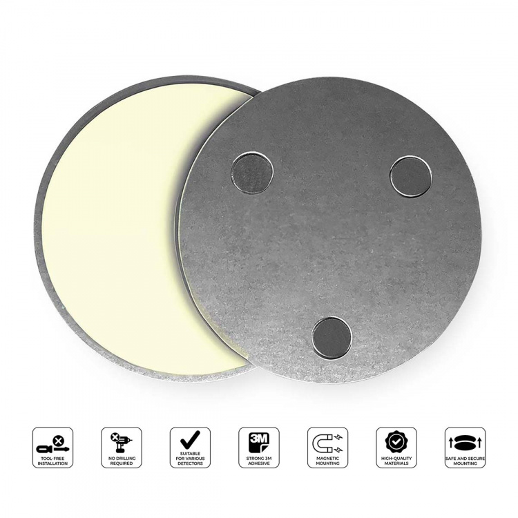 Alecto Magnetisk monteringssats för rök- och kolmonoxiddetektor