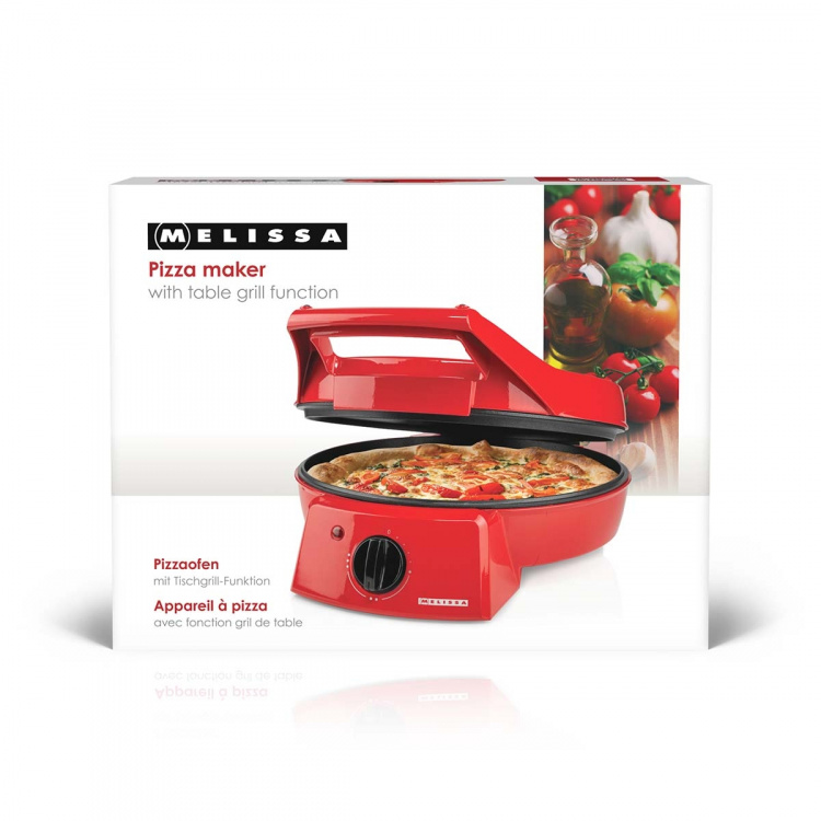 MELISSA Pizza Maker & Grill | 30 cm | Justerbar temperaturstyring | 1800 W