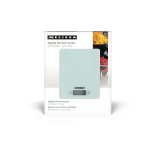 MELISSA Digital køkkenvægt | Hærdet glas | LCD-display | Maks. 5 kg | Tara-funktion | 1 grams intervaller | Gram / Ounce / Pund / Milliliter