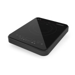 MELISSA Induktionskogeplade | 2000 W | 10 effektniveauer | 8 forudindstillinger | Timerfunktion | Boostfunktion | LCD-display | Overophedningsbeskyttelse | Børnesikring | Sort