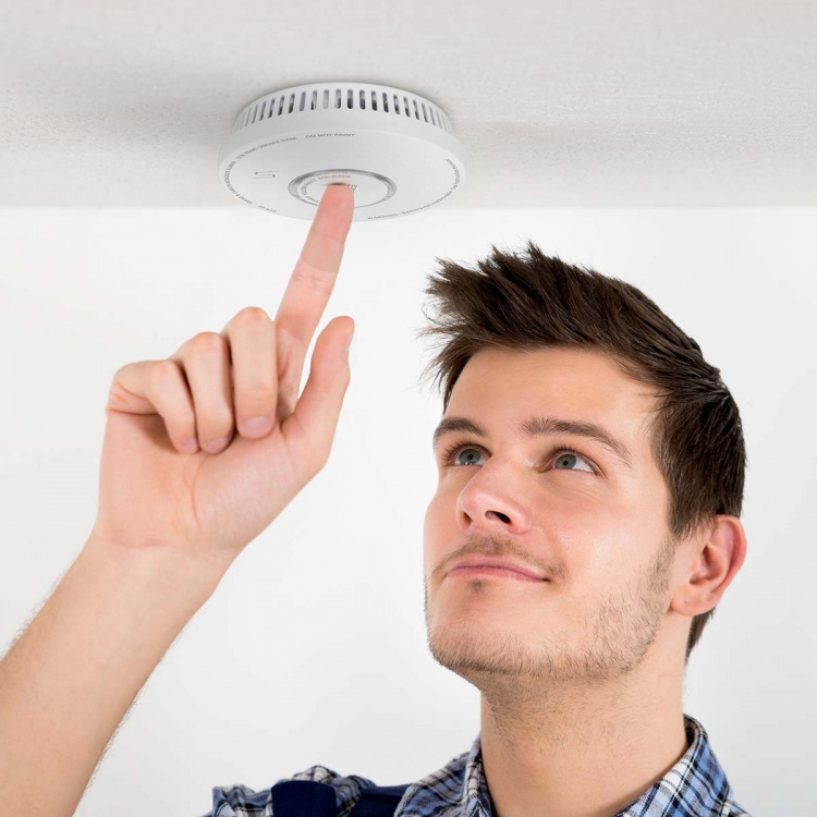 Alecto Pakke med røg- og kuliltealarm Hvid