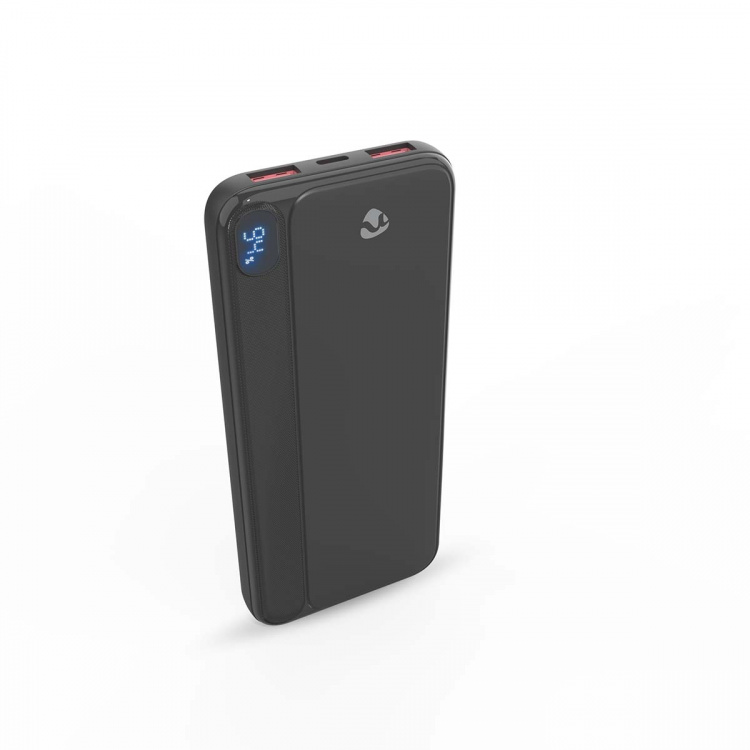 Nedis Powerbank | 10000 mAh | 1.5 / 1.67 / 2.0 / 2.22 / 3.0 A | Antal output: 3 | Output tilslutning: 1x USB-C™ / 2x USB-A | Input forbindels: 1x USB-C™ | PD3.0 20W | Lithium-polymer | Display