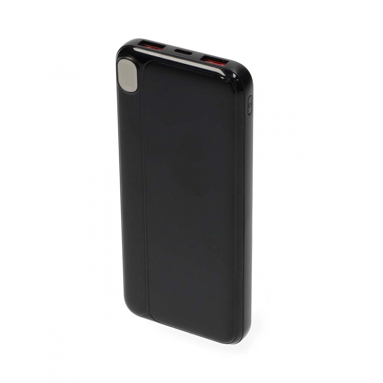 Nedis Powerbank | 10000 mAh | 1.5 / 1.67 / 2.0 / 2.22 / 3.0 A | Antal output: 3 | Output tilslutning: 1x USB-C™ / 2x USB-A | Input forbindels: 1x USB-C™ | PD3.0 20W | Lithium-polymer | Display