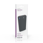 Nedis Powerbank | 10000 mAh | 1.5 / 1.67 / 2.0 / 2.22 / 3.0 A | Antal output: 3 | Output tilslutning: 1x USB-C™ / 2x USB-A | Input forbindels: 1x USB-C™ | PD3.0 20W | Lithium-polymer | Display
