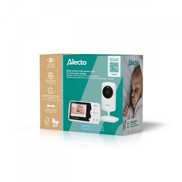 Alecto Babyalarm med kamera - 2,4