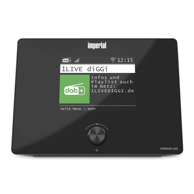 imperial Kompakt hybridradio (internet, DAB+, FM hi-fi-tuner) med Bluetooth®