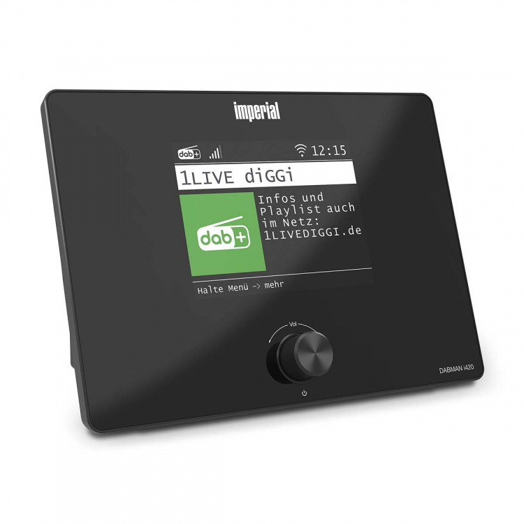 imperial Kompakt hybridradio (internet, DAB+, FM hi-fi-tuner) med Bluetooth®