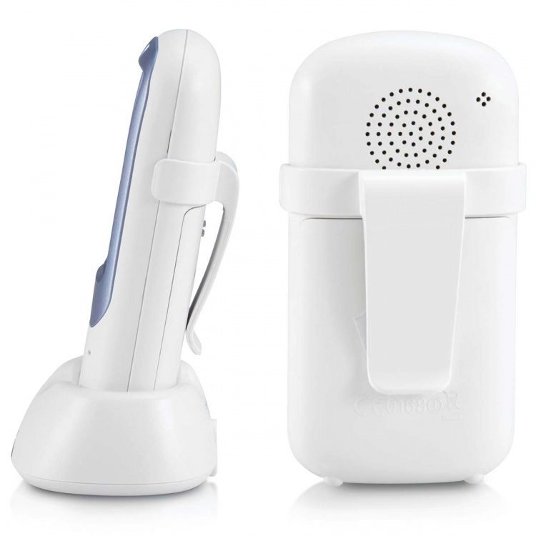 Alecto Udendørs babyalarm med lang rækkevidde Hvid/Antracit