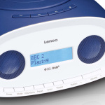 Lenco Bærbar DAB+/FM-radio med cd- og USB-afspiller Blå