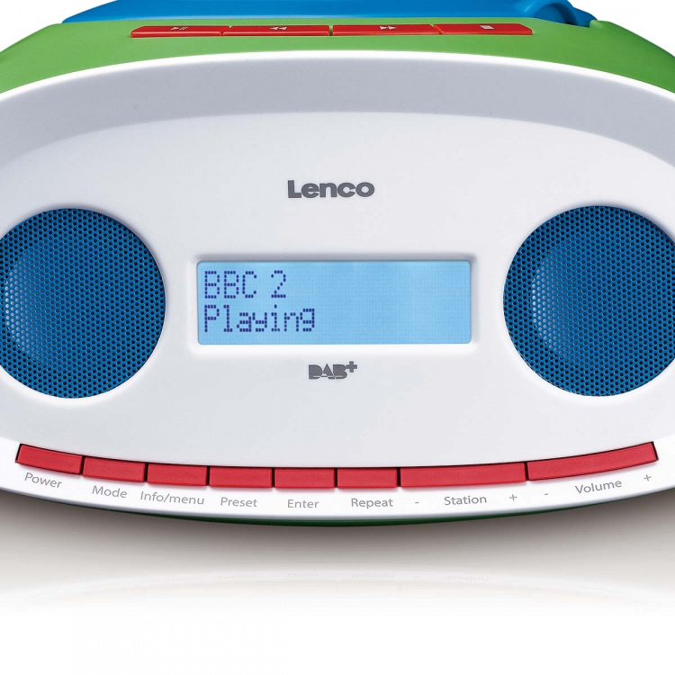 Lenco Bærbar DAB+/FM-radio med cd- og USB-afspiller