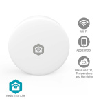 Nedis SmartLife-luftkvalitetsmåler | Wi-Fi | Fugtighed / Kuldioxid (CO2) / Temperatur | Android™ / IOS | Hvid