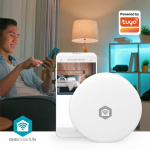 Nedis SmartLife-luftkvalitetsmåler | Wi-Fi | Fugtighed / Kuldioxid (CO2) / Temperatur | Android™ / IOS | Hvid