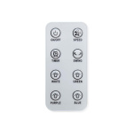 Nedis Bladløs ventilator | Strømforsyning | 50 W | Svingning | Fjernbetjening | Luk-off timer: 7.5 h | 3-hastighedsindstilling | Hvid