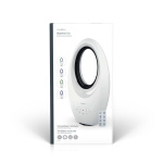 Nedis Bladløs ventilator | Strømforsyning | 50 W | Svingning | Fjernbetjening | Luk-off timer: 7.5 h | 3-hastighedsindstilling | Hvid