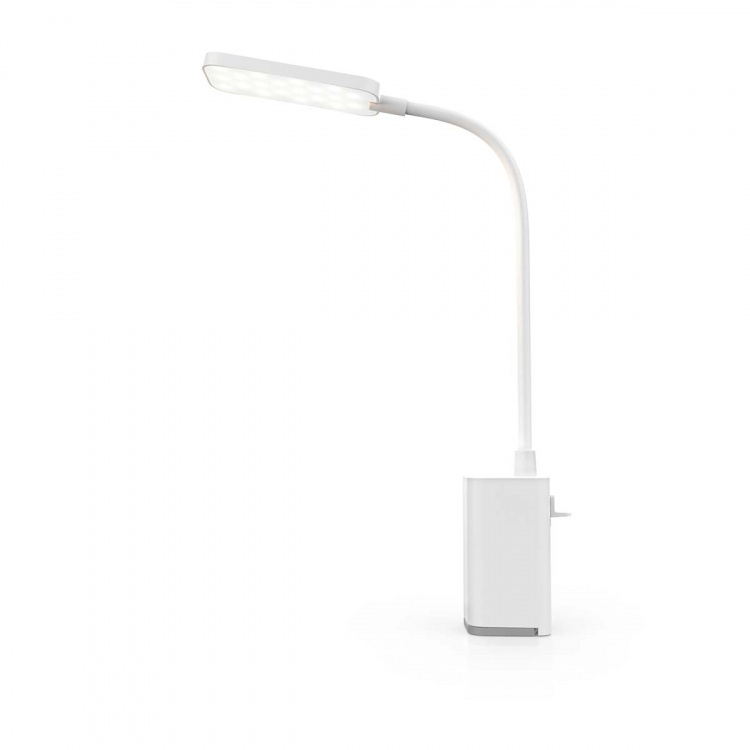 Nedis LED Bordlampe | Dæmpbar | 1 Lystilstand | 90 lm | Genopladelig | Lygte funktion | Hvid