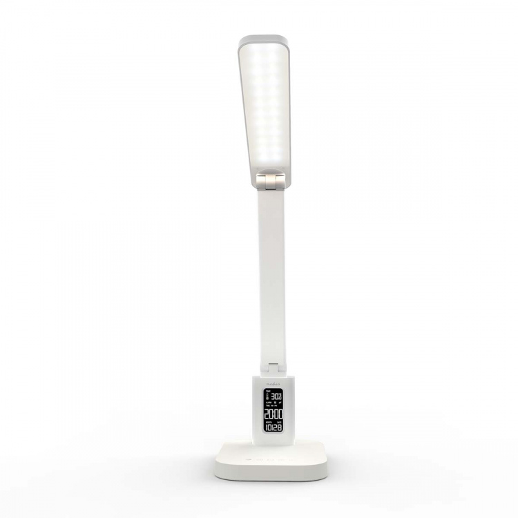 Nedis LED Bordlampe | Dæmpbar | 3 Lystilstande | 220 lm | Genopladelig | Dimmer - Til produkt | Hvid