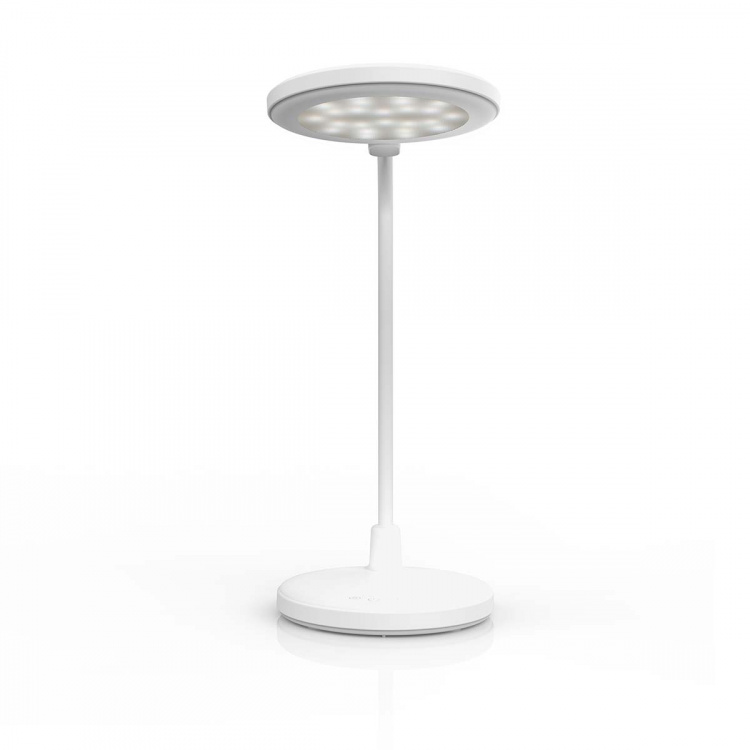 Nedis LED Bordlampe | Dæmpbar | Integreret spejl | 3 Lystilstande | 100 lm | Genopladelig | Lygte funktion | Hvid