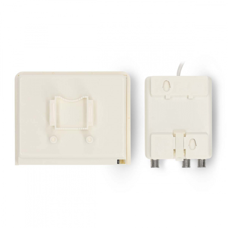 Nedis Mastforstærker | Antal output: 2 | Få kontrol: 15 - 30 dB | F-Hun | Støjtal: 4 dB | Hvid