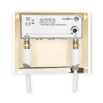 Nedis Mastforstærker | Antal output: 2 | Få kontrol: 15 - 30 dB | F-Hun | Støjtal: 4 dB | Hvid