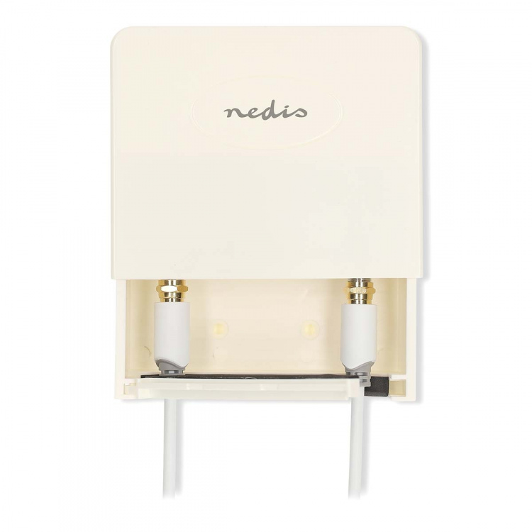 Nedis Mastforstærker | Antal output: 2 | Få kontrol: 15 - 30 dB | F-Hun | Støjtal: 4 dB | Hvid