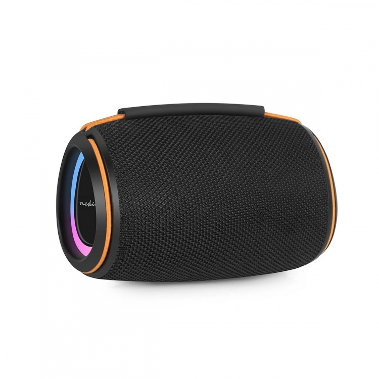 Nedis Bluetooth® højttaler | 360 min | Håndholdt design | 40 W | Mono | Hjem / Portable / Udendørs | Kan parres | Orange / Sort
