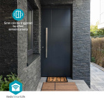 Nedis SmartLife Klokke | RF, frequency 433 Mhz / Wi-Fi | Strømforsyning | 60 melodier | 100 - 240 V AC | Justérbar volume | Hvid