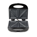 MELISSA Sandwichmaskine | 750 W | Sandwichplader | Automatisk temperaturkontrol | Non-stick belægning | Sort