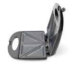 MELISSA Sandwichmaskine | 750 W | Sandwichplader | Automatisk temperaturkontrol | Non-stick belægning | Sort