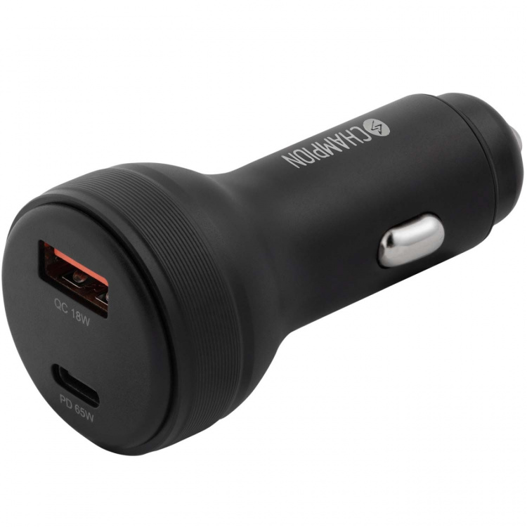 Champion Billaddare 83W 2-port QC/PD Svart