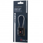 Samsonite TSA Kabellås 3 Siffror Svart