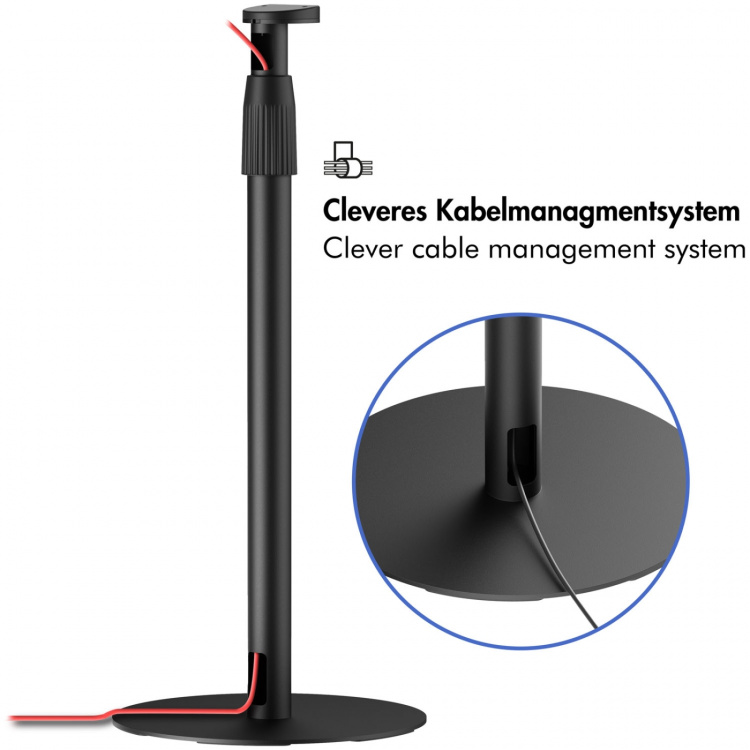 LogiLink Golvstativ Sonos Era 100 / Era 300 682-1068 mm Svart