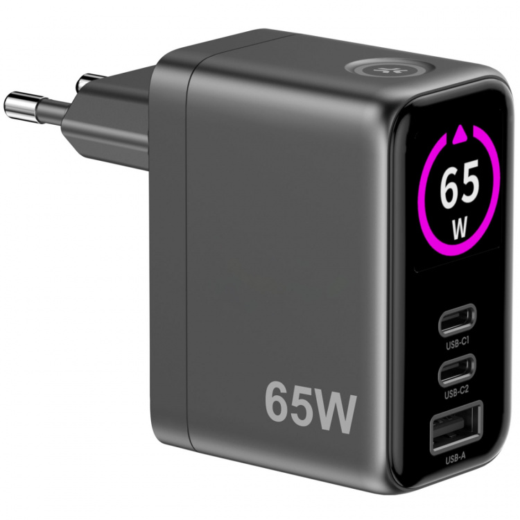 Celly Laddare 65W PD/QC med display