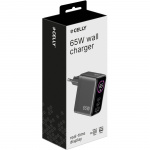 Celly Laddare 65W PD/QC med display