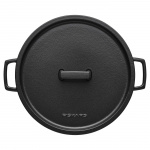 Fiskars Gryta med lock Folken 6 L emaljerad