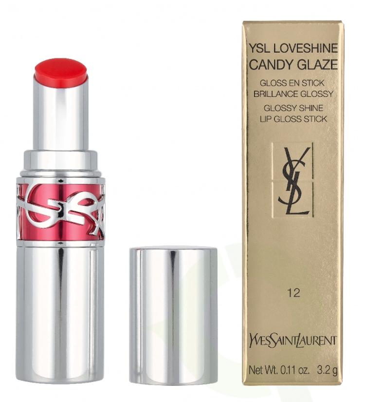 Yves Saint Laurent YSL Loveshine Candy Glaze Lipstick 3.2 g #12 Coral Excitement