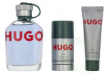 Hugo Boss Hugo Man Giftset 250 ml Edt Spray 125ml/Deo Stick 75ml/Shower Gel 50ml