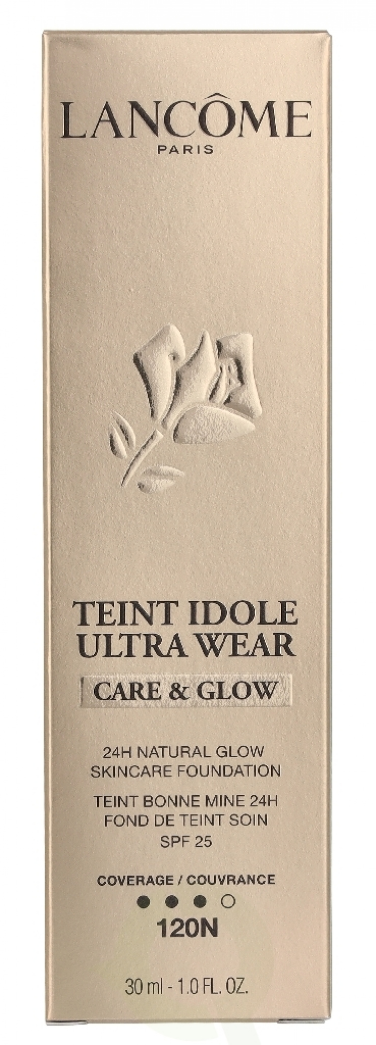 Lancome Teint Idole Ultra Wear Care & Glow #120N Foundation 30 ml