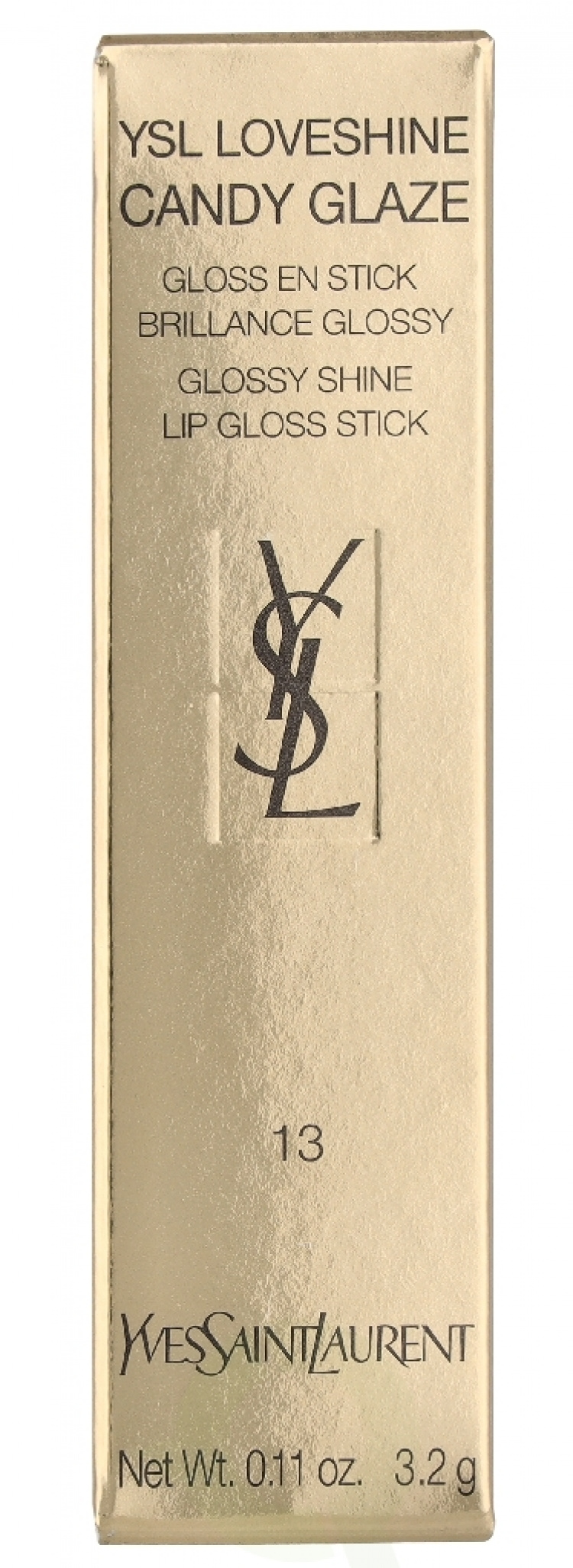 Yves Saint Laurent YSL Loveshine Candy Glaze Lipstick 3.2 g #13 Flashing Rose
