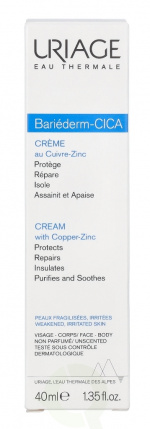 Uriage Bariederm Repairing Cica-Cream With Copper-Zinc 40 ml