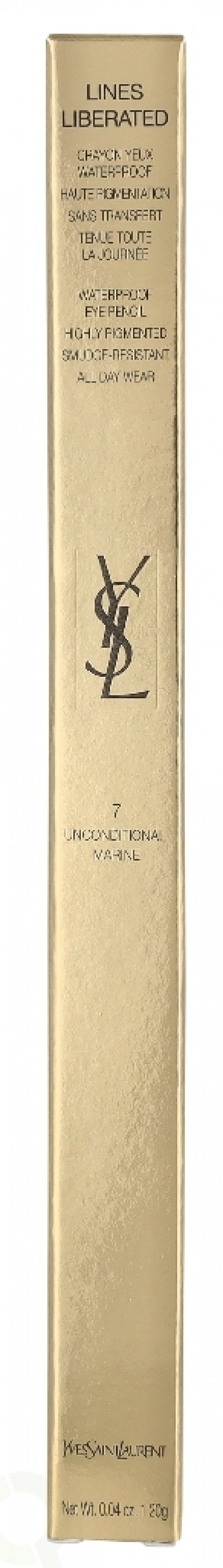 Yves Saint Laurent YSL Lines Liberated Waterproof Eye Pencil 1.2 g #07 Unconditional Marine