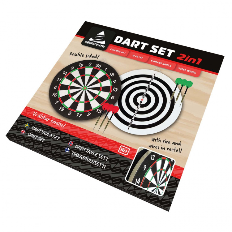 SportMe Dart Set - 2 i 1
