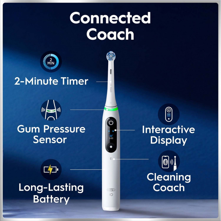 Oral B Eltandborste iO6 Grey Opal, 1 Extra Refill