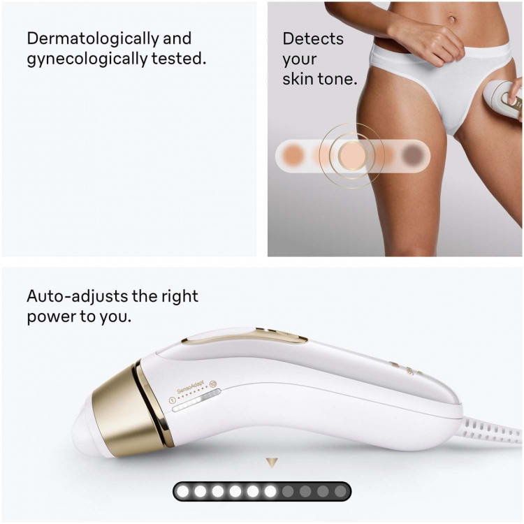 Braun IPL Silk·expert Pro 5, Hårborttagning Hemma, 2 huvuden, PL5221