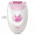Braun Epilator Silk·épil 3, Epilator med sladd, Långvarigt Slät Hud, 3-000, Rosa