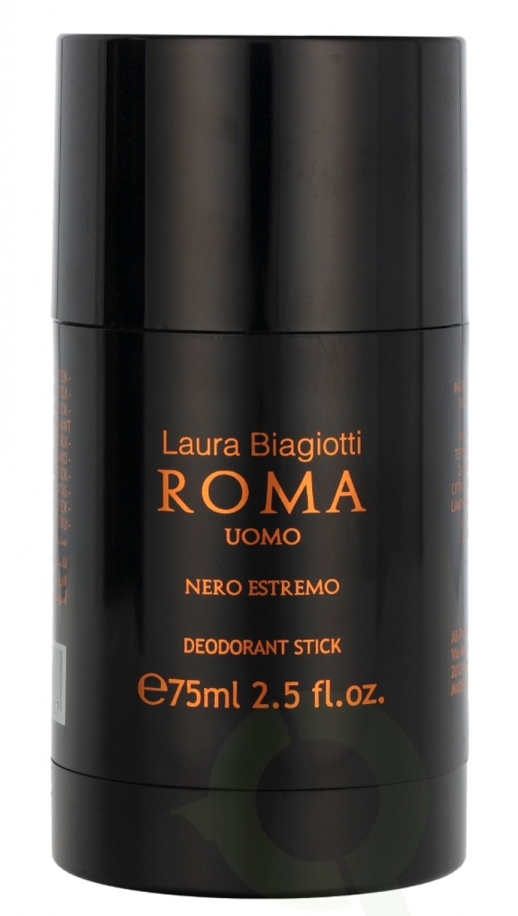 Laura Biagiotti Roma Uomo Nero Estremo Deostick 75 ml
