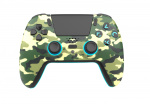 Freaks and Geeks Trådløs Bluetooth-controller til PS5 – LED – grøn camouflage